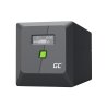 Zorgloze voeding UPS Greencell 750VA 480W PowerProof met LCD-scherm