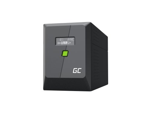 Zekerheidsvoeding UPS Greencell 2000VA 1400W PowerProof met LCD-display