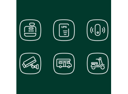 Green Cell CUBE AGM IP54 batteri AGM GEL 12V 55Ah blybatteri Green Cell vedligeholdelsesfri til både og joller