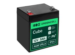 Green Cell® AGM 12V 5Ah VRLA batterij Accu voedingsaccu speelgoed voor kinderen Alarmsystemen