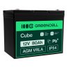 Green Cell® AGM accu 12V 80Ah VRLA onderhoudsvrije loodaccu voor jacht zeilboot zonnecamper stacaravans windenergie woonbussen