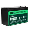 Green Cell® AGM 12V 7Ah VRLA batterij Accu voedingsaccu UPS geluidsinstallaties energiereserve Back-UPS