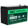 Green Cell® AGM 12V 7.2Ah VRLA batterij Accu voedingsaccu speelgoed voor kinderen Alarmsystemen