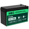 Green Cell® AGM 12V 9Ah VRLA batterij Accu voedingsaccu UPS geluidsinstallaties energiereserve Back-UPS