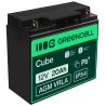 Green Cell® AGM 12V 20Ah VRLA batterij Accu voedingsaccu maaier scooter boot vissersboot tuinhuis