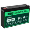 Green Cell® AGM 6V 7Ah VRLA batterij Accu voedingsaccu speelgoed voor kinderen Alarmsystemen