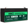 Green Cell® AGM 6V 3.2Ah VRLA batterij Accu voedingsaccu speelgoed voor kinderen Alarmsystemen