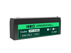 Green Cell® AGM 12V 2.3Ah VRLA batterij Accu voedingsaccu speelgoed voor kinderen Alarmsystemen