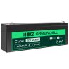 Green Cell® AGM 12V 2.3Ah VRLA batterij Accu voedingsaccu speelgoed voor kinderen Alarmsystemen