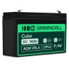 Green Cell® AGM 6V 14Ah VRLA batterij Accu voedingsaccu speelgoed voor kinderen Alarmsystemen