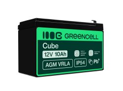 Green Cell® AGM 12V 10Ah VRLA batterij Accu voedingsaccu UPS geluidsinstallaties energiereserve Back-UPS