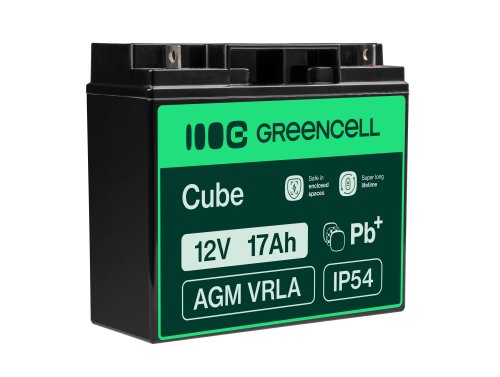 Green Cell® AGM 12V 18Ah VRLA batterij Accu voedingsaccu speelgoed voor kinderen Alarmsystemen