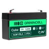 Green Cell® AGM 6V 1.2Ah VRLA batterij Accu voedingsaccu speelgoed voor kinderen Alarmsystemen