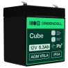 Green Cell® AGM 12V 5.3Ah VRLA batterij Accu voedingsaccu speelgoed voor kinderen Alarmsystemen