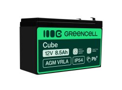 Green Cell® AGM 12V 8.5Ah VRLA batterij Accu voedingsaccu speelgoed voor kinderen Alarmsystemen