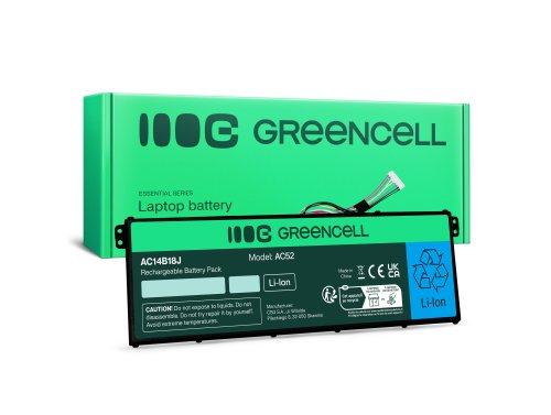 Green Cell Batterij AC14B13J AC14B18J voor Acer Aspire 3 A315-23 A315-55G ES1-111M ES1-331 ES1-531 ES1-533 ES1-571