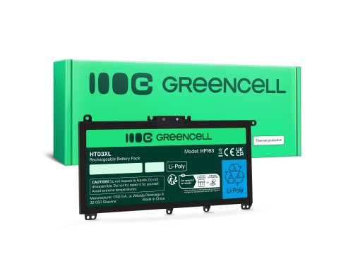 Green Cell Batterij HT03XL L11119-855 voor HP 250 G7 G8 255 G7 G8 240 G7 G8 245 G7 G8 470 G7, HP 14 15 17, HP Pavilion 14 15
