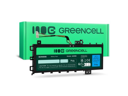 Green Cell Batterij B21N1818 C21N1818-1 voor Asus VivoBook 15 A512 A512DA A512FA A512JA R512F X512 X512DA X512FA X512FL
