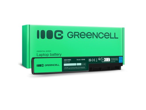 Green Cell Batterij A32-X401 voor Asus X501 X501A X501A1 X501U X401 X401A X401A1 X401U X301 X301A F501 F501A F501U