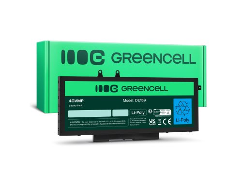 Green Cell Batterij 4GVMP voor Dell Latitude 5400 5410 5500 5510 Precision 3540 3550