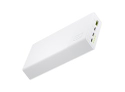 Green Cell PowerPlay20s Wit Powerbank 20000mAh 22,5W PD USB C met snelladen voor iPhone 15 14 13 12 11 X, Samsung Galaxy S24