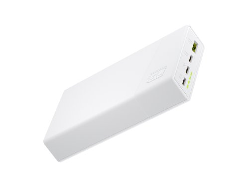 Green Cell PowerPlay20s Wit Powerbank 20000mAh 22,5W PD USB C met snelladen voor iPhone 15 14 13 12 11 X, Samsung Galaxy S24