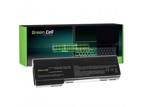 Batterij voor HP EliteBook 8570p Laptop 6600 mAh 10.8V / 11.1V Li-Ion- Green Cell