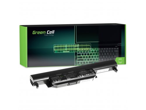 Batterij voor Asus X75A Laptop 4400 mAh 10.8V / 11.1V Li-Ion- Green Cell