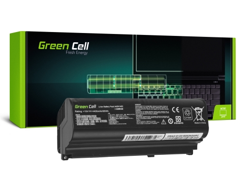 Batterij voor Asus ROG G751JY Laptop 4400 mAh 15V Li-Ion- Green Cell