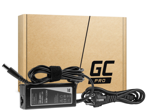 Oplader voor Dell Latitude 3440 65W 3.34A 7.4mm-5.0mm Laptop - Green Cell