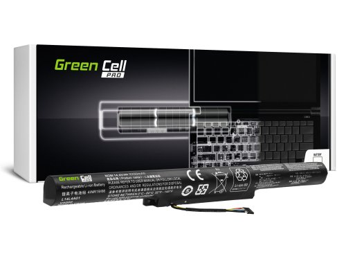 Batterij voor Lenovo IdeaPad 500-15ISK 80NT Laptop 2600 mAh 14.4V / 14.8V Li-Ion- Green Cell
